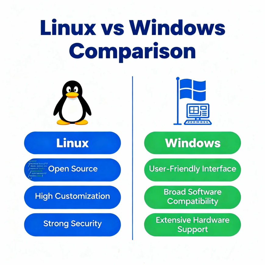 Linux vs Windows: Analisi Tecnica e Operativa per Infrastrutture e Produttività